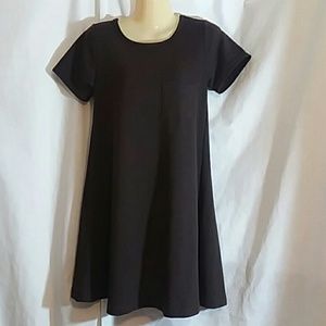 Lularoe Womens XS Simply Comfortable Brown Knit Dress
